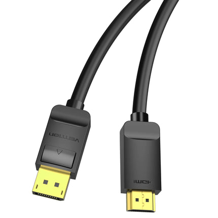 Vention DisplayPort to HDMI Cable 2M Black - Brainy