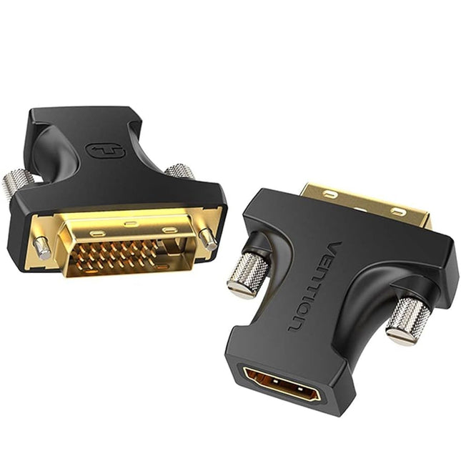 Vention DVI(24+1) Male to HDMI Female Adapter Black - Brainy