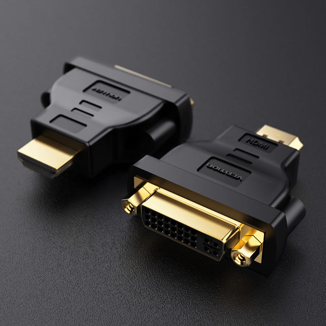 Vention HDMI DVI Bi - Directional Adapter Black - Brainy