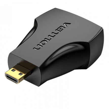 Vention Micro HDMI Male to HDMI Female Adapter Black - Brainy