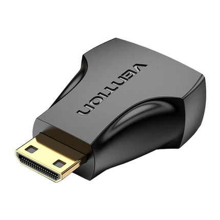 Vention Mini HDMI Male to HDMI Female Adapter Black - Brainy