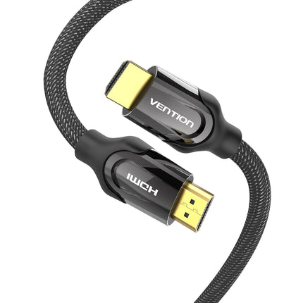 Vention Nylon Braided 4K Flat HDMI Cable 2M Zinc Alloy Type - Brainy