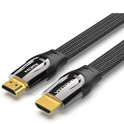 Vention Nylon Braided 4K Flat HDMI Cable 2M Zinc Alloy Type - Brainy