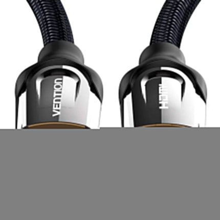 Vention Nylon Braided HDMI Cable 1.5M Black Metal Type - Brainy
