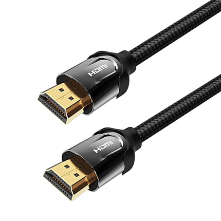 Vention Nylon Braided HDMI Cable 8M Black Metal Type - Brainy