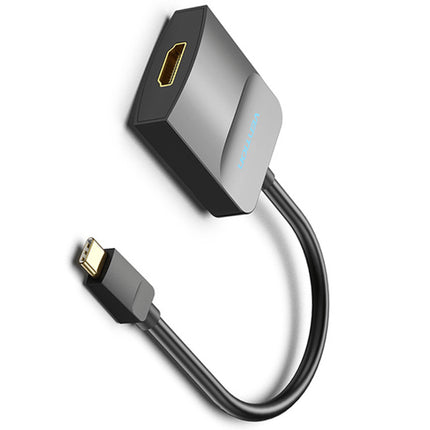 Vention Type - C to HDMI Adapter 0.15M Black ABS Type - Brainy