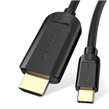 Vention Type - C to HDMI Cable 2M Black Metal Type - Brainy