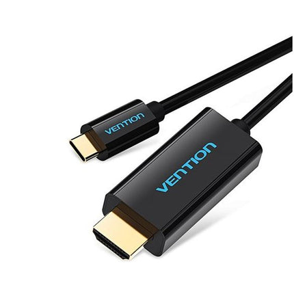 Vention Type - C to HDMI Cable 2M Black Metal Type - Brainy