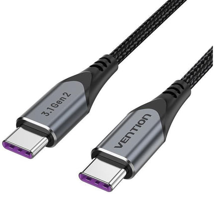 Vention USB 2.0 C Male to Male Cable 1M Black PVC Type - Brainy