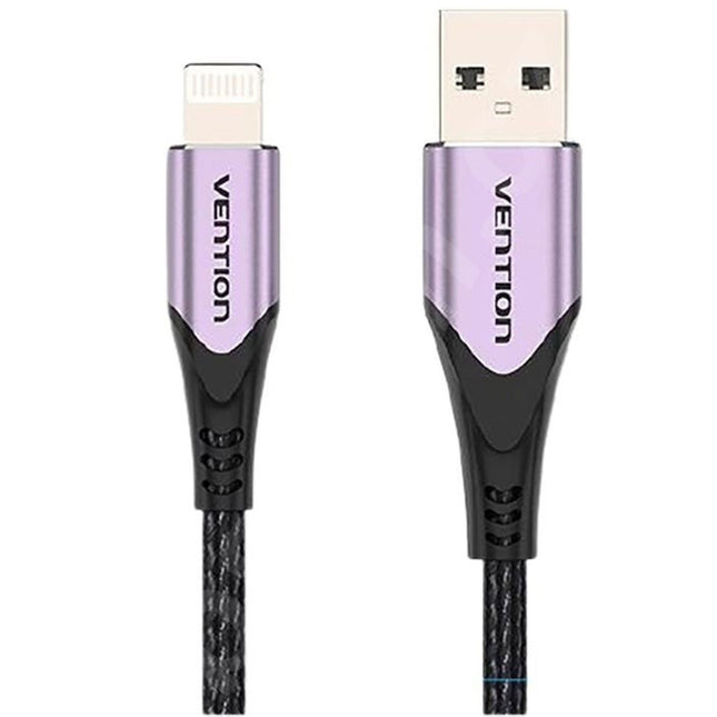 Vention USB 2.0 C to Lightning Cable 1.5M Gray Aluminum Alloy Type - Brainy