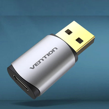 Vention USB to Type - C Sound Card Gray Metal Type - Brainy