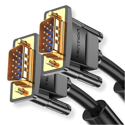 Vention VGA(3+9) Male to Male Cable 10M Black - Brainy