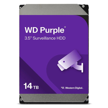 WD Purple Surveillance Hard Drive 14TB, 512MB - WD140PURZ - Brainy